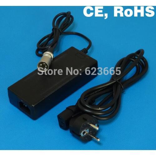 Free Shipping 48V 2A Li-ion battery charger used for 48V electric bicycle battery charging Output 54.6v 2a High 48V2A charger