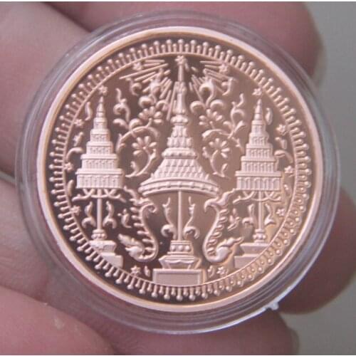 Buddhism 30mm Silver Plated Coins Collectibles Challenge Coingreat Gift Copy Coins-replica Commemorative Coins