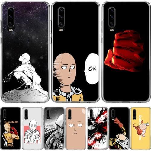 One Punch Man Anime Phone Case for Huawei P40 P30 P20 Mate 30 20 10 Pro P10 Lite P Smart Z + 2019 Gift Coque Cover Capa
