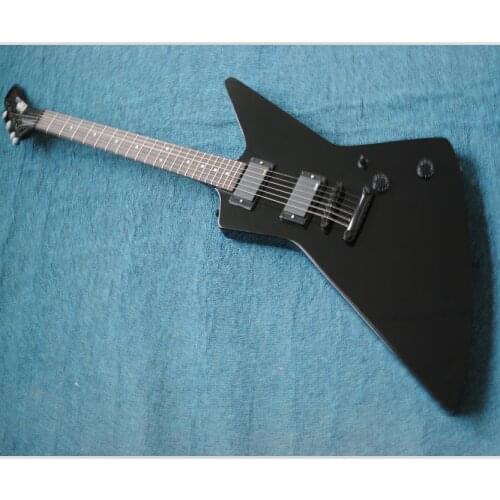 Black james hetfield model custom guitar metallic team used electric guitar free shipping