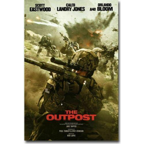 D0181 The Outpost 2019 Movie Milo Gibson Orlando Bloom Silk Fabric Poster Art Decor Indoor Painting Gift