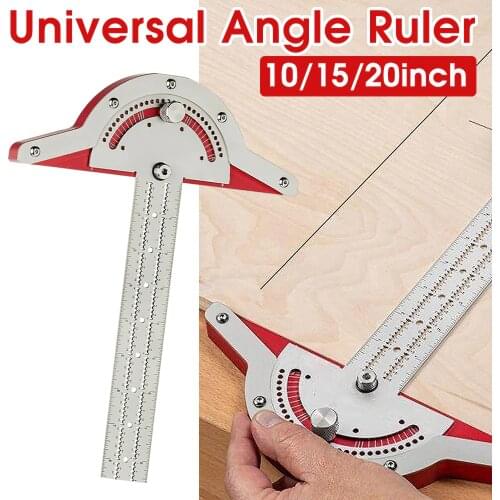 Woodworking Tools Woodworkers Edge Rule 0-70° Adjustable Protractor Angle Finder Gauge Measuring Instruments Carpentry Tool
