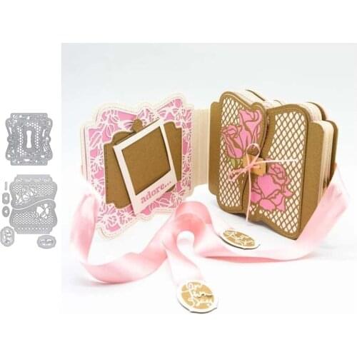 Album Book Metal Cutting Dies for Scrapbooking Mold Cut Stencil Handmade Tools DIY Card Make Mould Model Craft Decoration New