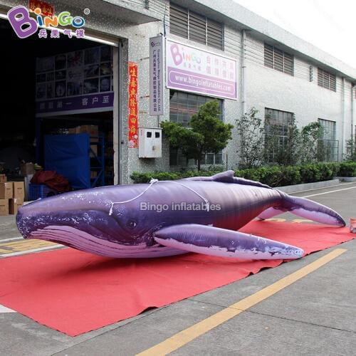 Customized 6m length giant inflatable whale / swimming inflatable whale / 20 feet whale inflatable toys