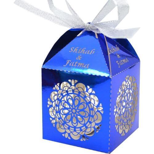 Indian sweet boxes design laser cut marriage gift box custom personalize wedding favor box in china