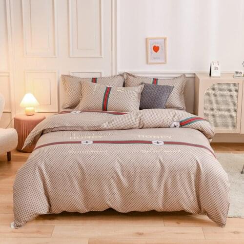 J Bedding Set of Bedding Set 2-seater Bed Sheet Luxury Duvet Cover Complete Double Bed... King Size Bed Sheets Queen Bedding Set