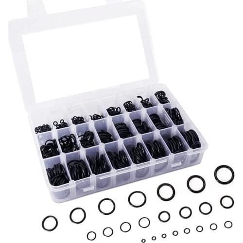 ABSF 1200 Pcs O Ring Kit,24 Sizes Nitrile Rubber O Rings Assortment Kit for Plumbing, Resist to Oil, Heat and High Pressure