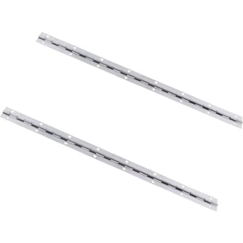Pair Of Stainless Steel 15 x 1 Inch Boat Piano Hinge