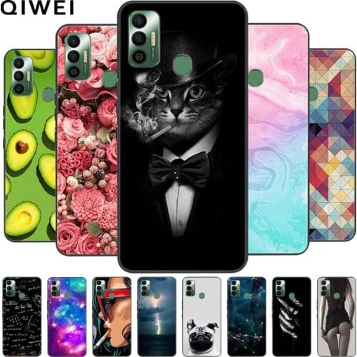 For Tecno Spark 7 / 7P Case Silicone TPU Phone Cases For Tecno Spark 7P 7 P 7T Shockproof Cover Coque Fundas for Spark7 7 pro t