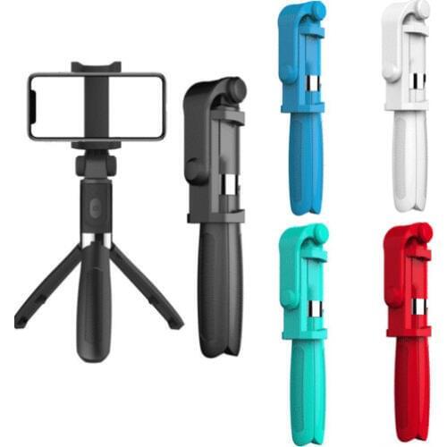 Bluetooth Remote Control Selfie Stick Phone Holder Extendable Shutter For Smartphone Mini Compact Tripod Selfie Sticks Hot Sales