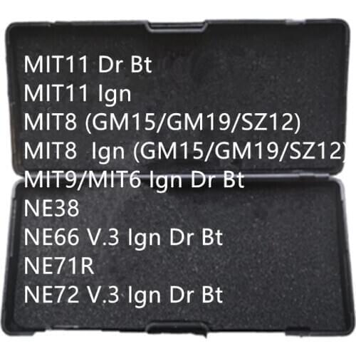 LiShi 2 in 1 Tool Locksmith Tools GM37 GM45 SIP22 Renault HU87 HU49 DAT17 NE66 TOY43 HU56 HU43 repair tool