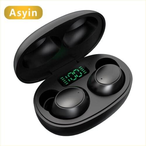 J2 Earphone Stereo Bluetooth Earset Wireless Earbuds LED Display Sport Bass Earphone Original Headset For xiaomi iphone
