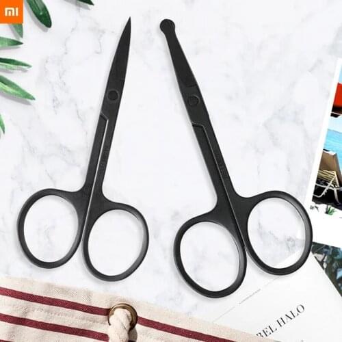 Xiaomi Eyebrow trimming scissors stainless steel beauty household trim eyebrows eyelashes nose hair makeup tools