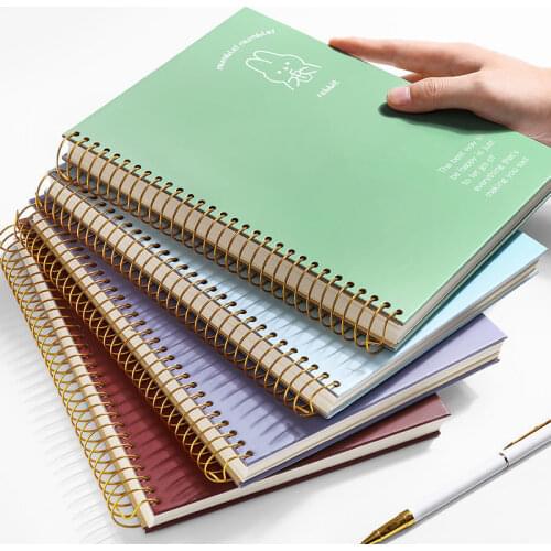 Notebook Simple College Student Thick Book B5 Simple Art Creative Stationery Office Handbook Cute Coil Hard Surface Notebook