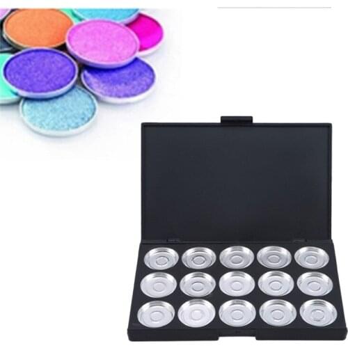 Women Solid Color Empty Magnetic Palette Eyeshadow Blusher Lipstick Lip Gloss Powder Fundation Diy Refill Palette