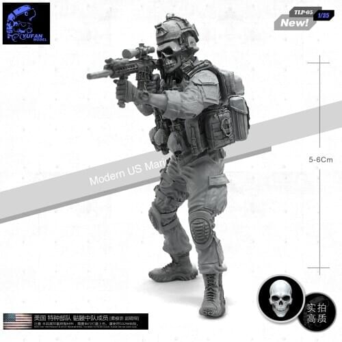 1/35 Resin Soldier model kits Figure Us Special Forces self-assembled Tlp-05