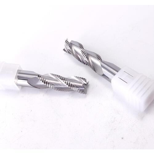 1PC Aluminum Copper Milling Tools Cutter Roughing End Mill HRC55 3 Flutes Aluminum Roughing Milling Cutter 4mm 6mm 8mm 10mm 12mm