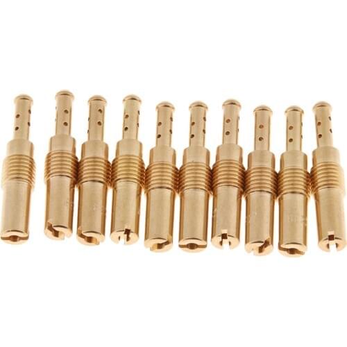 10 Pieces Carburetor Slow/ Jet #38 Vice Injector Nozzle For GY6 Keihin OKO PWK Carb