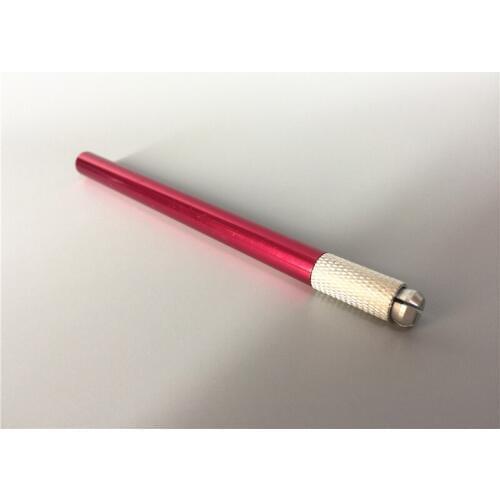 2PCS Eyebrow Microblading Manual Pen Permanent Makeup Microblading Machine Tattoo Supply Red Colors