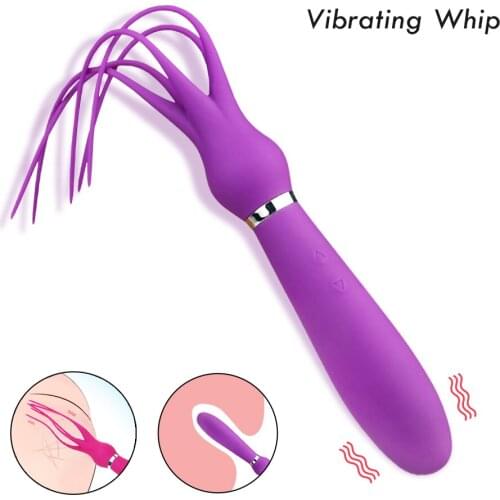 9 Frequency SM Whip Ddual-Motor Octopus Vibrator Clitoral Anal Plug Vibrator Massager Female Sex Toy For Men Adult Sex Shop
