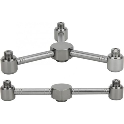 Camping Stove Heads Adapter Aluminium Alloy Gas Cylinder Interface Adapter 3in1/2in1 Heads Furnace Converter Adapters Connectors