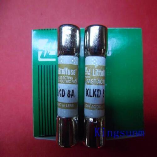 Free shipping 10pcs KLKD 8 new genuine American Littelfuse fuse / fuse 10*38 8A