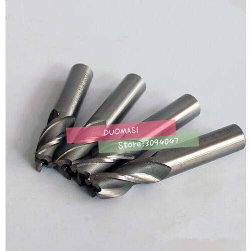 Free delivery 2PCS 3F-M14.5~M25.0 high speed steel straight shank vertical milling cutter (14/15/16/17/18/19/20/21/22/25)