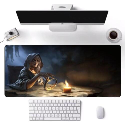 Big mouse pad witch animation cartoon gaming accessories pad household carpetmat waterproof non-slip computer keyboard desk mat