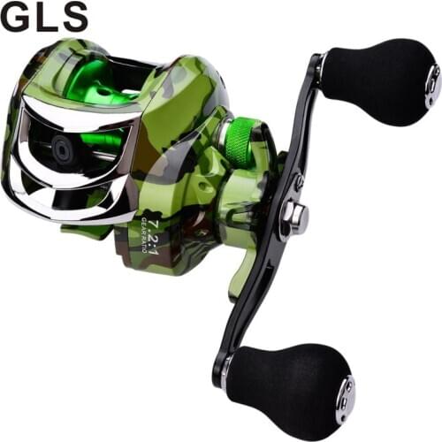 GLS brand metal drop wheel 18+1 axis fishing 7:1:1 weight 228G no gap structure fishing gear supplies sea fishing fishing reel