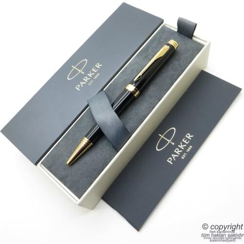 Parker Premier GT Black Ballpoint Pen | Parker Pen | İsme Special Pen | Gift Pen