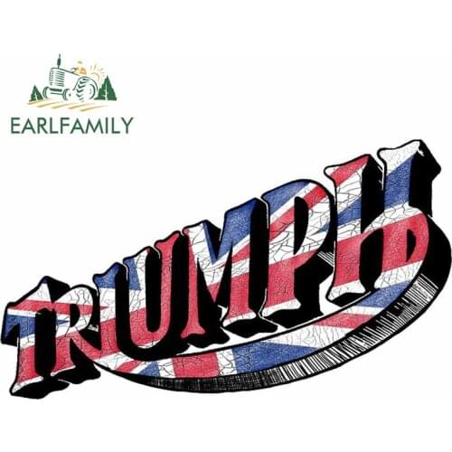 EARLFAMILY 13cm x 7.5cm for UK Retro Triumph Motorcycle Funny Car Stickers Creative Decal Waterproof Auto Windshield Decoration