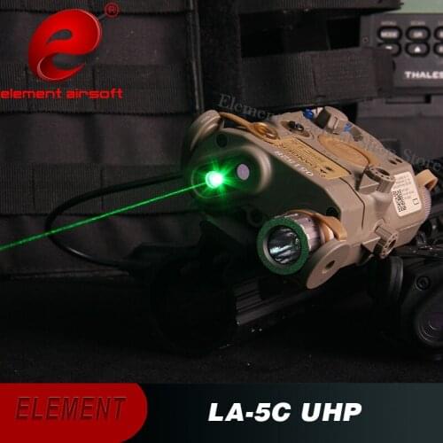 Element Airsoft Tactical Flashlight PEQ 15 Green IR Gun Laser Flashlight For Hunting PEQ LA-5C UHP Weapon Light PEQ15 EX419
