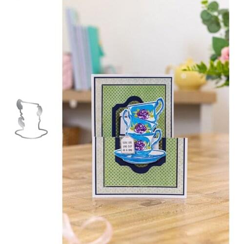 Cup mould Craft Metal Cutting Dies Cut Die Mold Scrapbook Paper Craft Knife Mould Blade Punch Stencils Dies