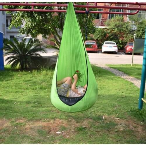 Swing Chair Hammock Kids Swing Pod Single Home Children Creative Indoor Outdoor Garden Portable Hanging Chair