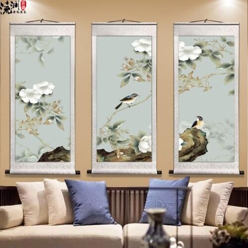 100x50cm High-quality Paper Scroll Painting Store bedroom living room wall art Home Wall Decoration