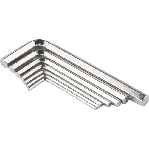 L Shaped Hex Keys Allen Key Wrench Tool Carbon Steel M1.5 2 2.5 3 4 5 6 8 10-17