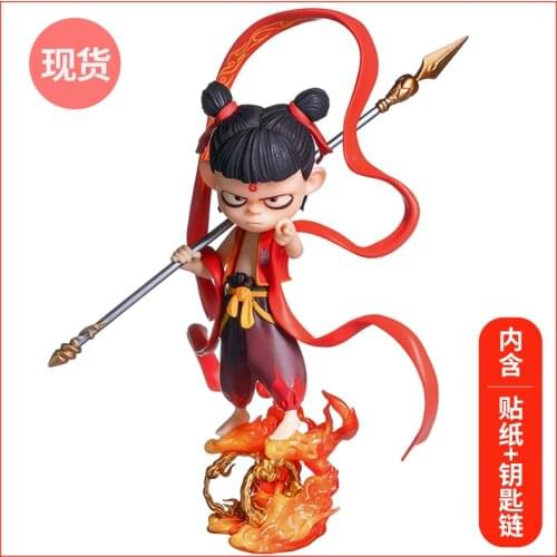 Small Ornaments Nezha Ao Ba Taiyi Real Person Shen Gongbao Li Xin Yin Fu Man Jie Beast Hand-Made Model