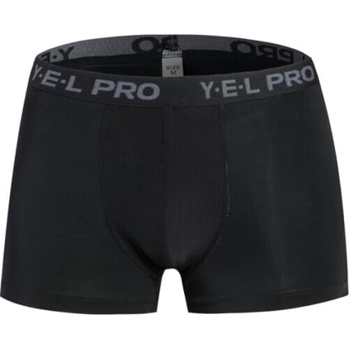 Men Smooth Compression Yoga Short Tights Unfading Base Layer Sport Leggings Quick Dry Athletic Short Gym Running Workout Fitness