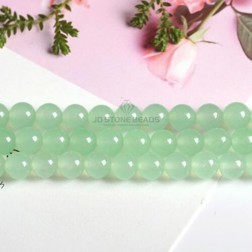 Natural Stone Green Aventurine Light Color Round Loose Beads Accessory 15" Strand 4 6 8 10 12 14MM Pick Size For Jewelry Making