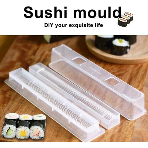 New Rectangle Japanese Sushi Maker DIY Onigiri Rice Roll Mold Kitchen Cooking Tool