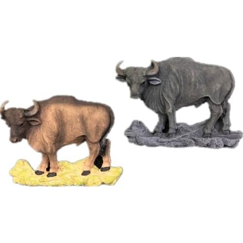 New Handmade Painted Cattle 3D Fridge Magnets Tourism Souvenirs Refrigerator Magnetic Stickers Gift
