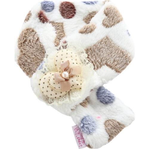 New Warm Pet Dog Scarves Puppy Bow Tie Dogs Collars Cat Scarf Winter Accessories Products For Pets