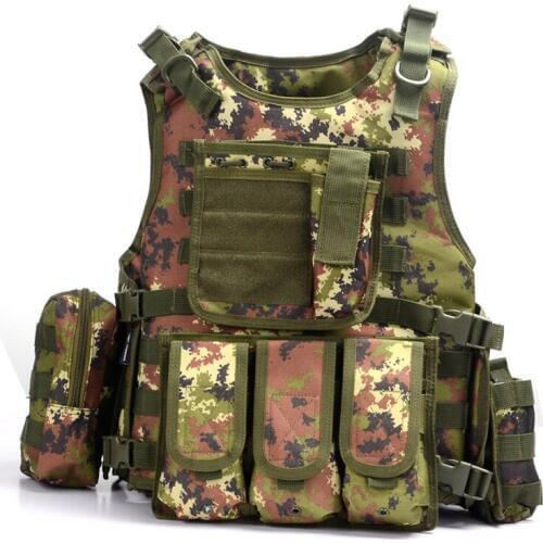 Field Military Training Tactical Vest Army Fan Outdoor CS Camping Shooting Hunting Camouflage Combat Clothes Tactics Waistcoat