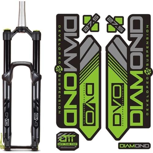 READU bicycle stickers DVO Diamond MTB Fork Sticker bicycle front fork decal