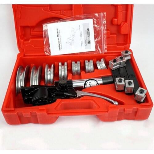 TB-22 Aluminum alloy manual hydraulic pipe bender, bending copper pipe, quick positioning copper pipe/hose pipe bender