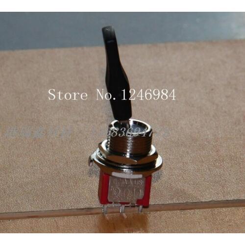 [SA]1MS1 single M12 handle the bulk of two tranches of big black dust toggle switch Q11 Taiwan Deli Wei--20pcs/lot