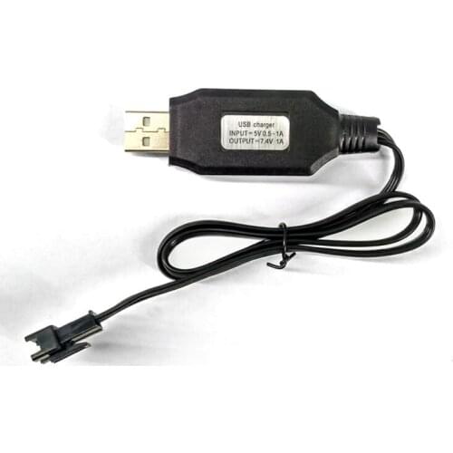 Subotech BG1511 BG1510 1/24 RC car parts 7.4V lithium battery USB charging line SM-3P head