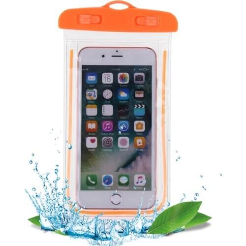 Phone Waterproof Bag Swimming Bags with Luminous Underwater Pouch Phone Case For iphone universal all models 3.5 inch -6 inch