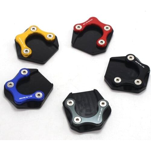 Motorcycle Kickstand Foot Side Stand Extension Pad Support Plate for SUZUKI GSX-S1000 GSX-S1000F 2015 2016