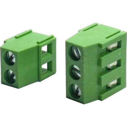 10pcs/batch KF128 2pin/3-pin 300V screw type 10A terminal block wire connector flame retardant electronic flame retardantplastic